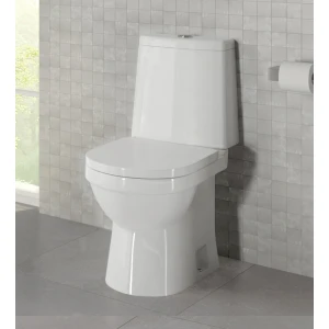 Унитаз-компакт Sanita Luxe Next с микролифтом WC.CC/Next/2-DM/WHT.G/S1